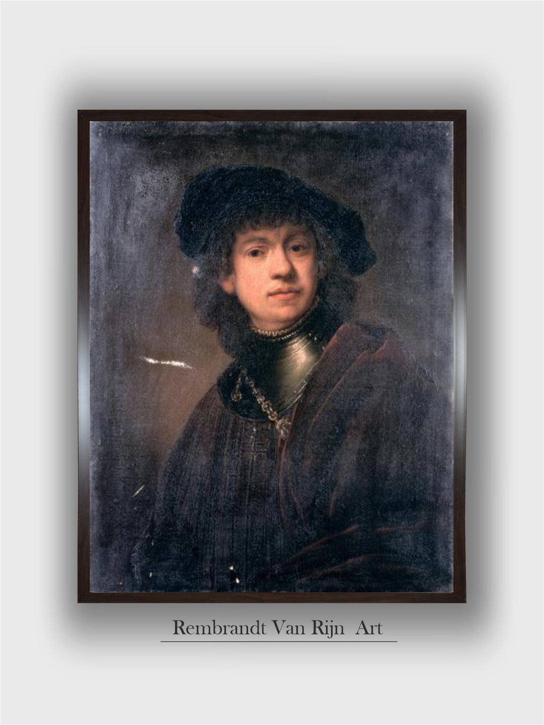 Self Portrait, 17th Century by Rembrandt Van Rijn