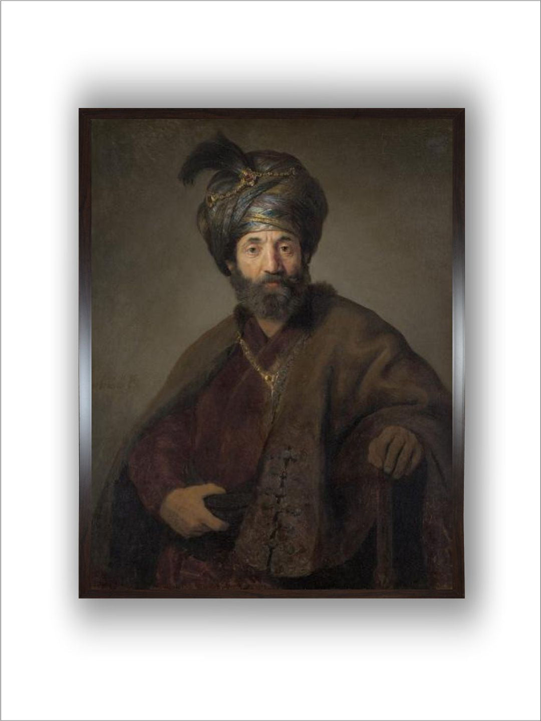 Man in Oriental Costume, C.1635 by Rembrandt Van Rijn