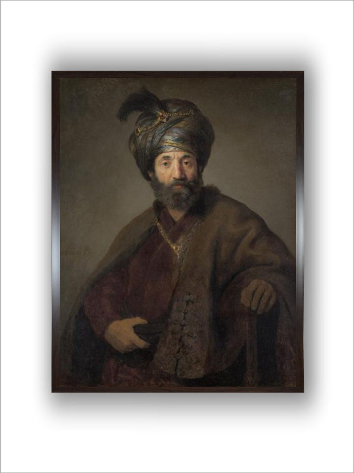 Man in Oriental Costume, C.1635 by Rembrandt Van Rijn