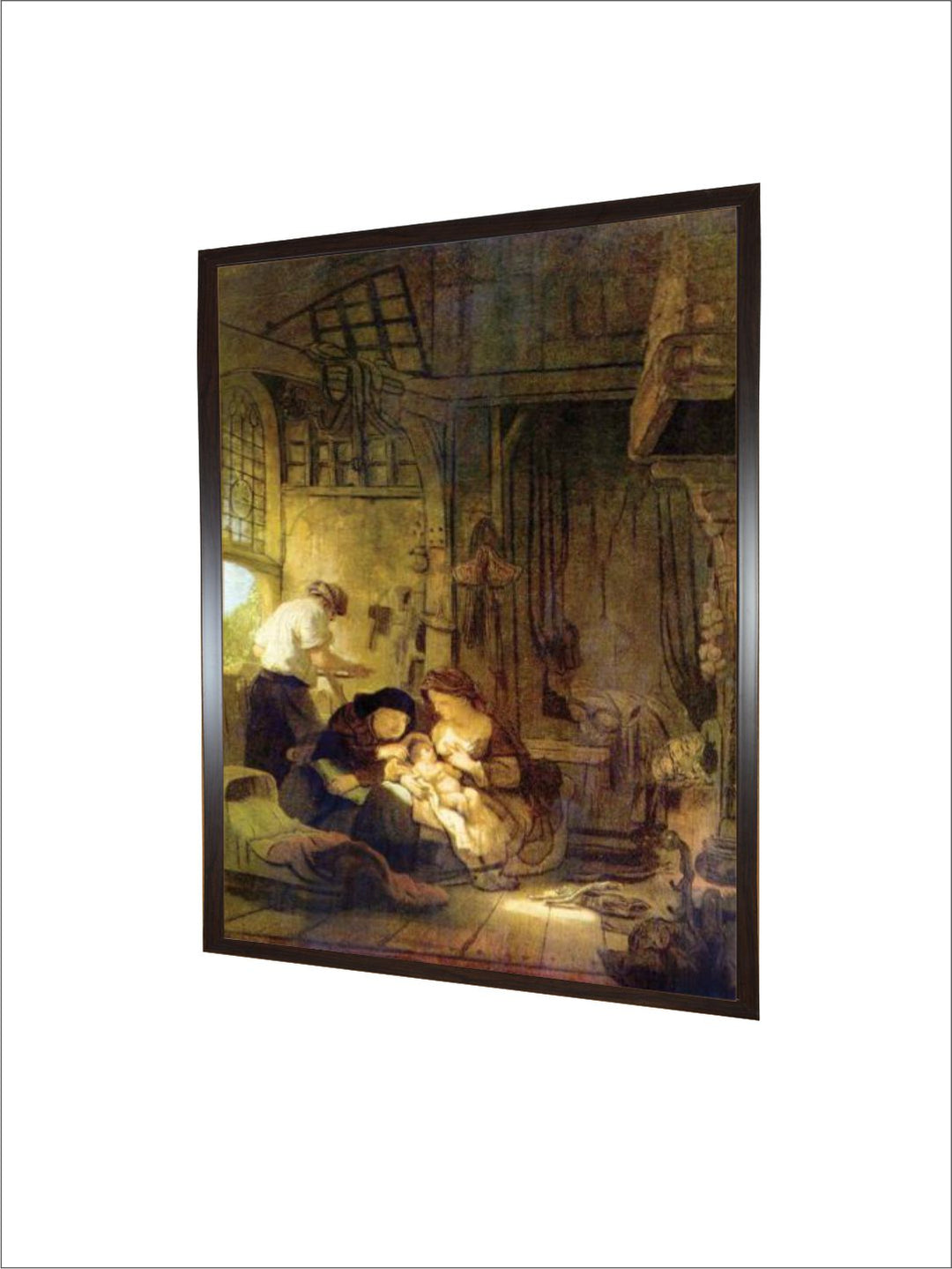 The Holy Family by Rembrandt Van Rijn