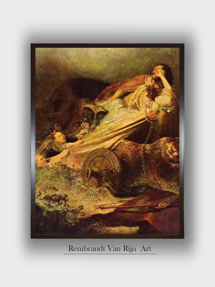 Rape of the Proserpina by Rembrandt Van Rijn