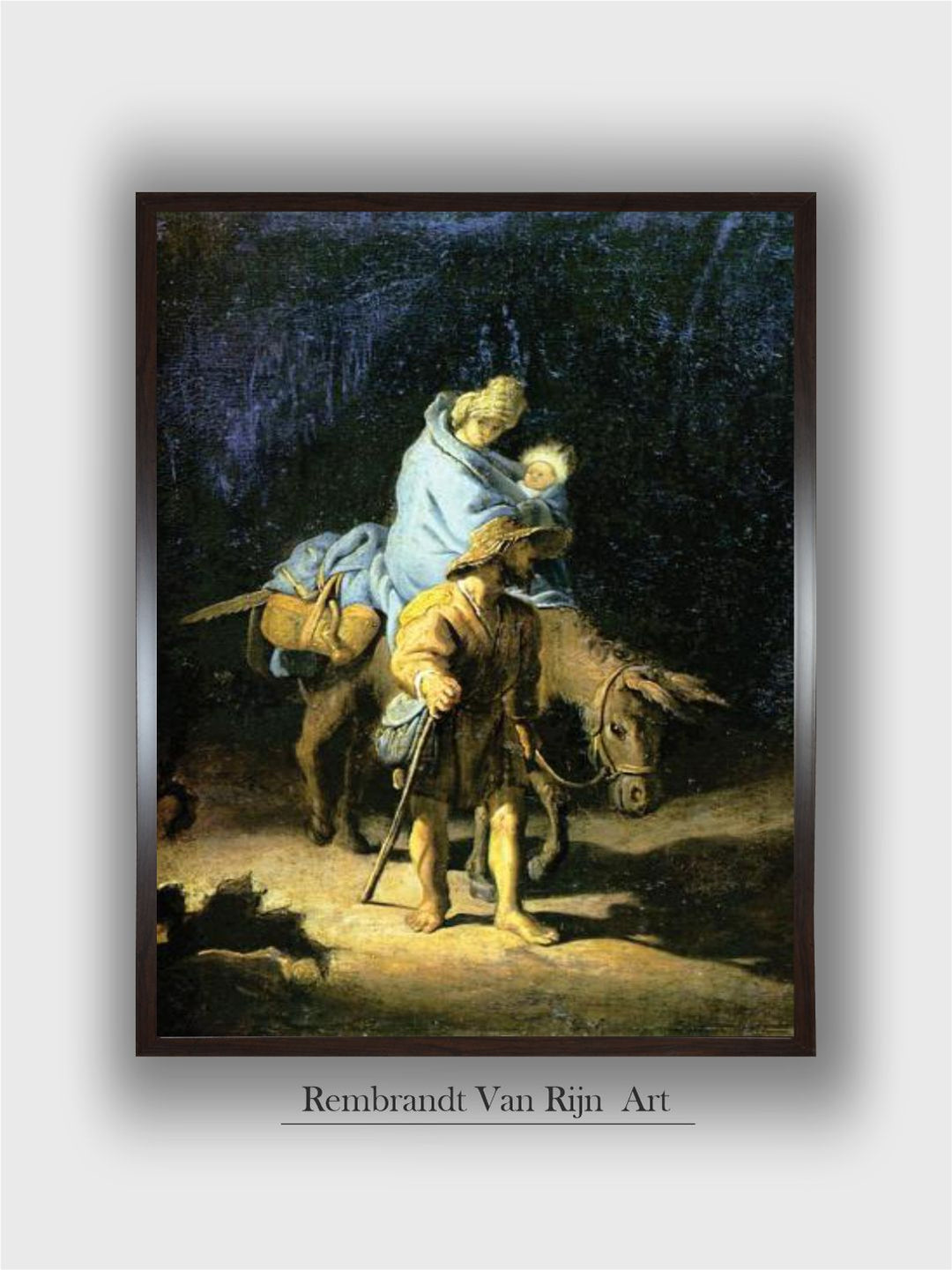 Flight into Egypt by Rembrandt Van Rijn