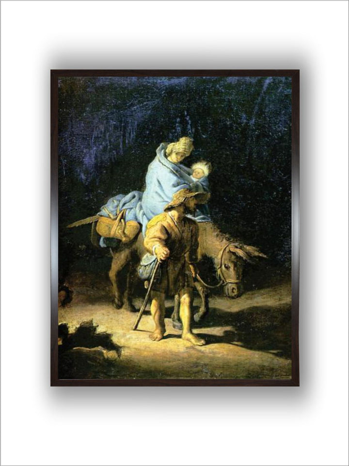 Flight into Egypt by Rembrandt Van Rijn