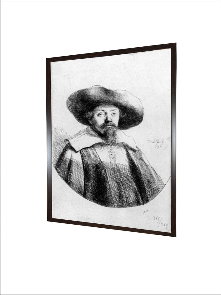 Samuel Manasseh Ben Israel, 1636 (Etching) by Rembrandt Van Rijn