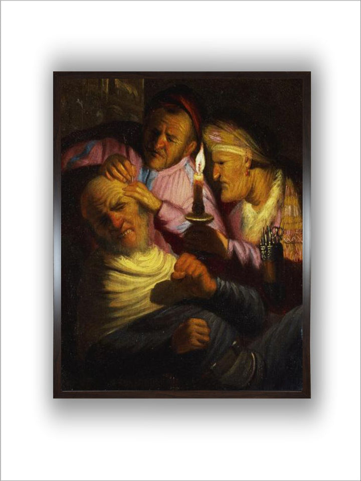 The Sense of Touch: the Stone Operation by Rembrandt Van Rijn