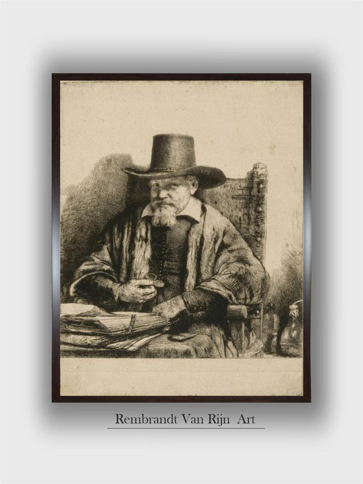 Portrait du docteur Arnold Tholinx by Rembrandt Van Rijn