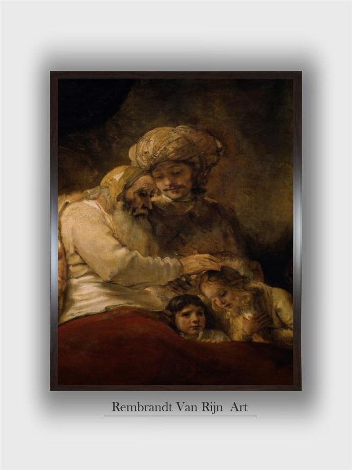 Jacob's Blessing by Rembrandt Van Rijn