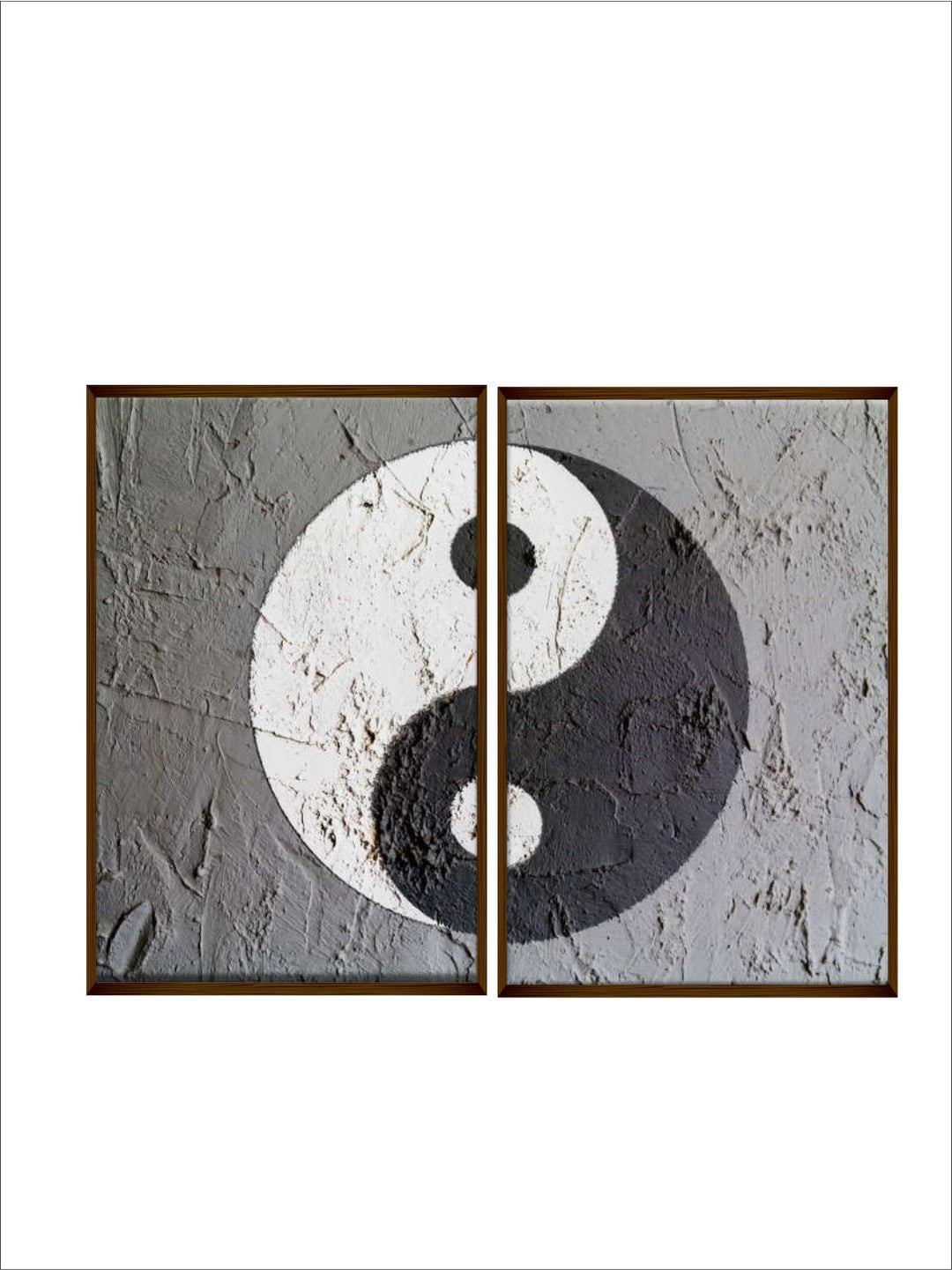 "Set Of 2 Yim-Yam Canvas Painting  Wall Art''