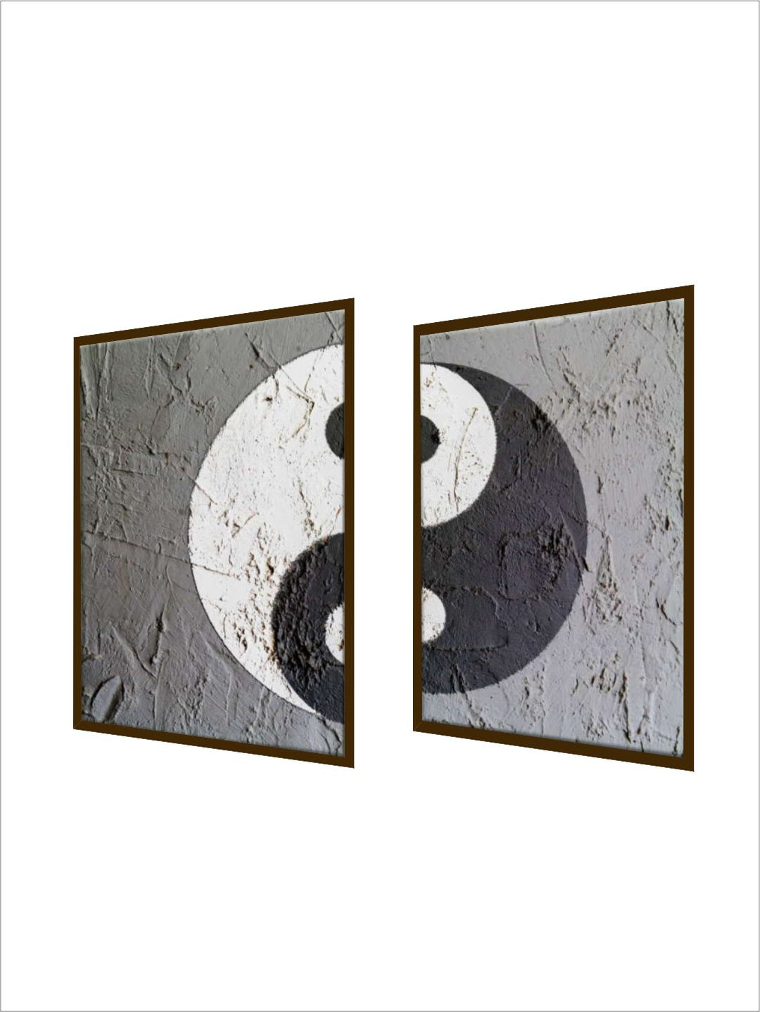 "Set Of 2 Yim-Yam Canvas Painting  Wall Art''