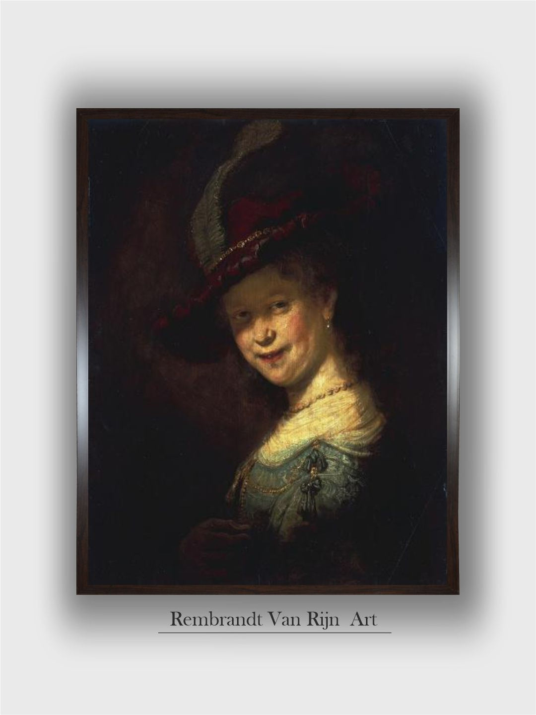 Saskia As a Girl by Rembrandt Van Rijn