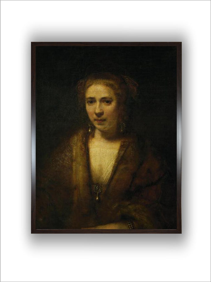 Portrait of Hendrijke Stoffels, 1655 by Rembrandt Van Rijn
