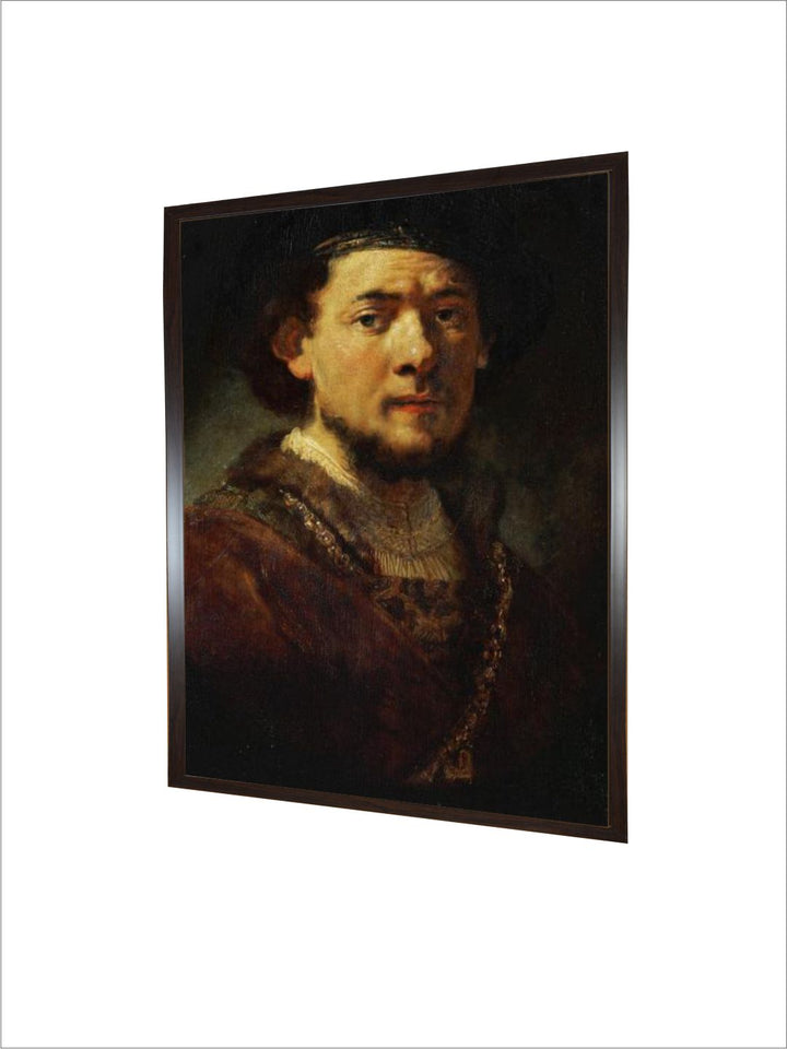 Self-Portrait with Beard, 1634/35 by Rembrandt Van Rijn