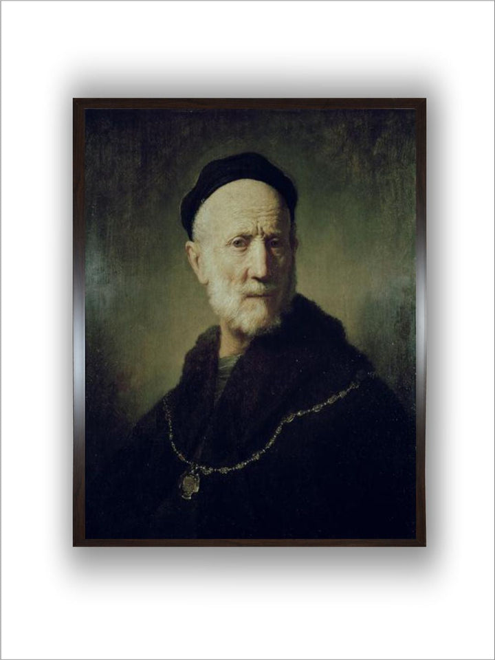 Portrait of Rembrandt's Father by Rembrandt Van Rijn