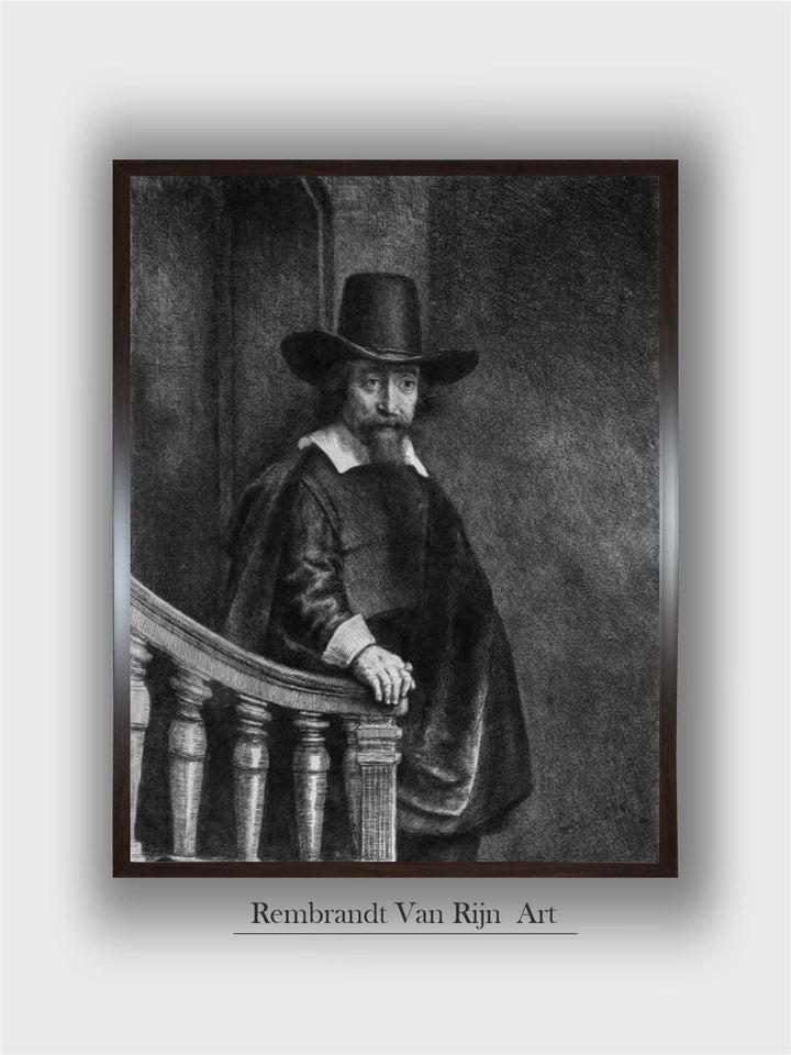 Ephraim Bonus, Known as "The Jew with the Banister" 1647 by Rembrandt Van Rijn