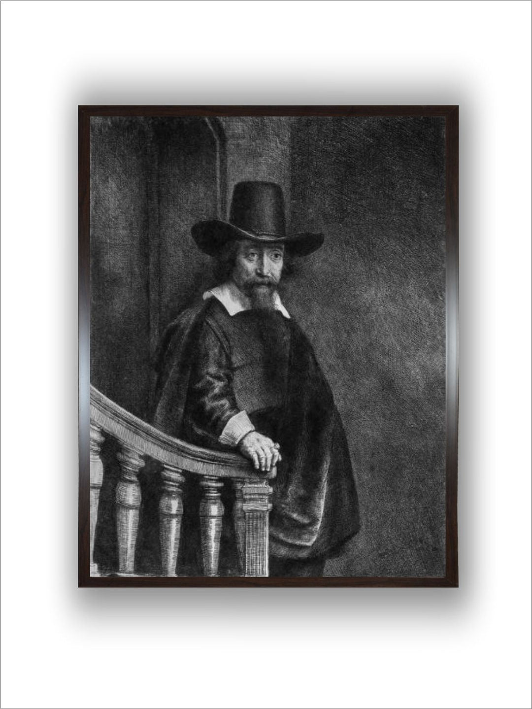 Ephraim Bonus, Known as "The Jew with the Banister" 1647 by Rembrandt Van Rijn
