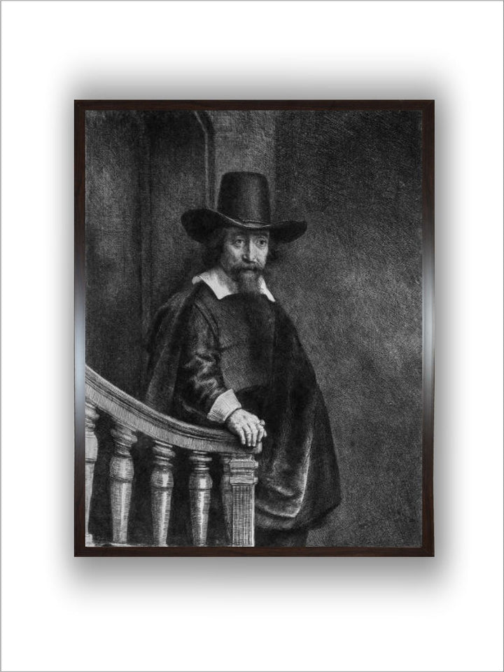 Ephraim Bonus, Known as "The Jew with the Banister" 1647 by Rembrandt Van Rijn