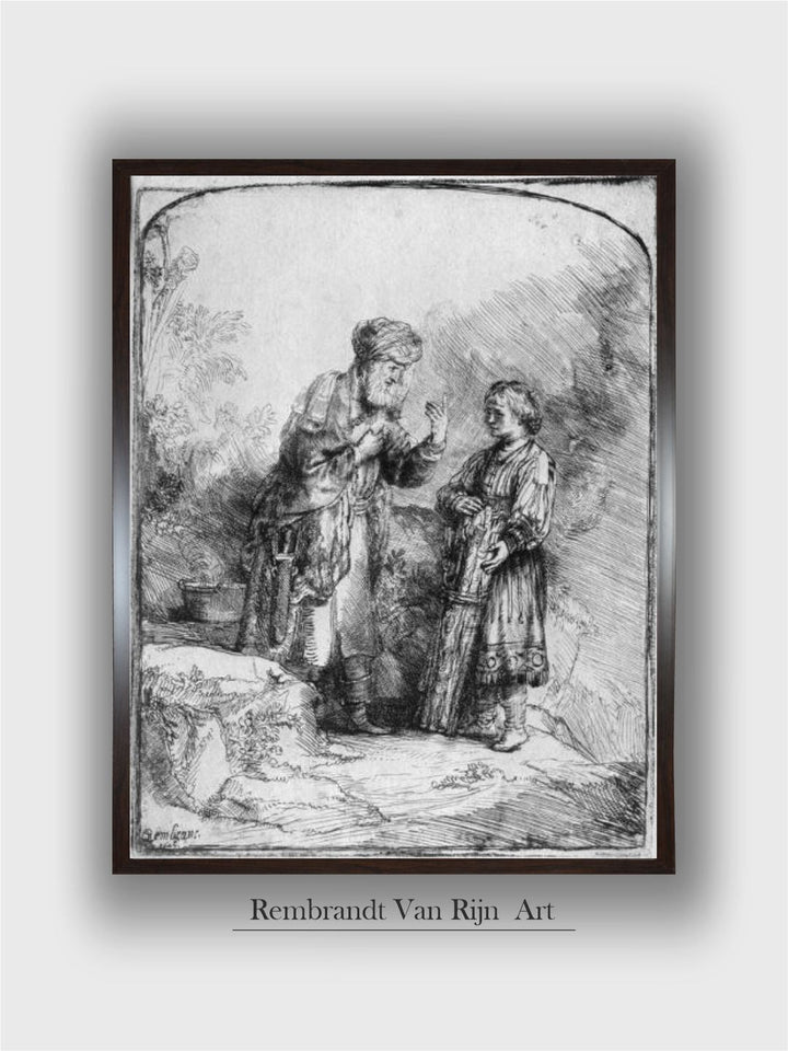 Abraham and Isaac, 1645 by Rembrandt Van Rijn