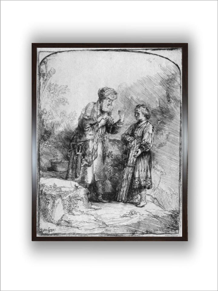 Abraham and Isaac, 1645 by Rembrandt Van Rijn