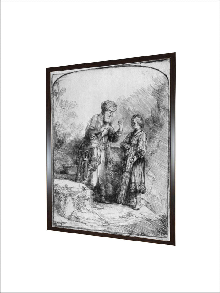 Abraham and Isaac, 1645 by Rembrandt Van Rijn