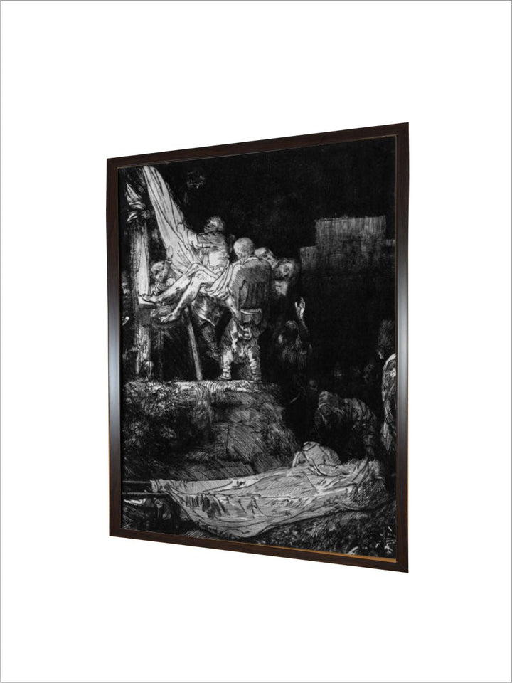 The descent from the Cross with a Torch, 1654 by Rembrandt Van Rijn