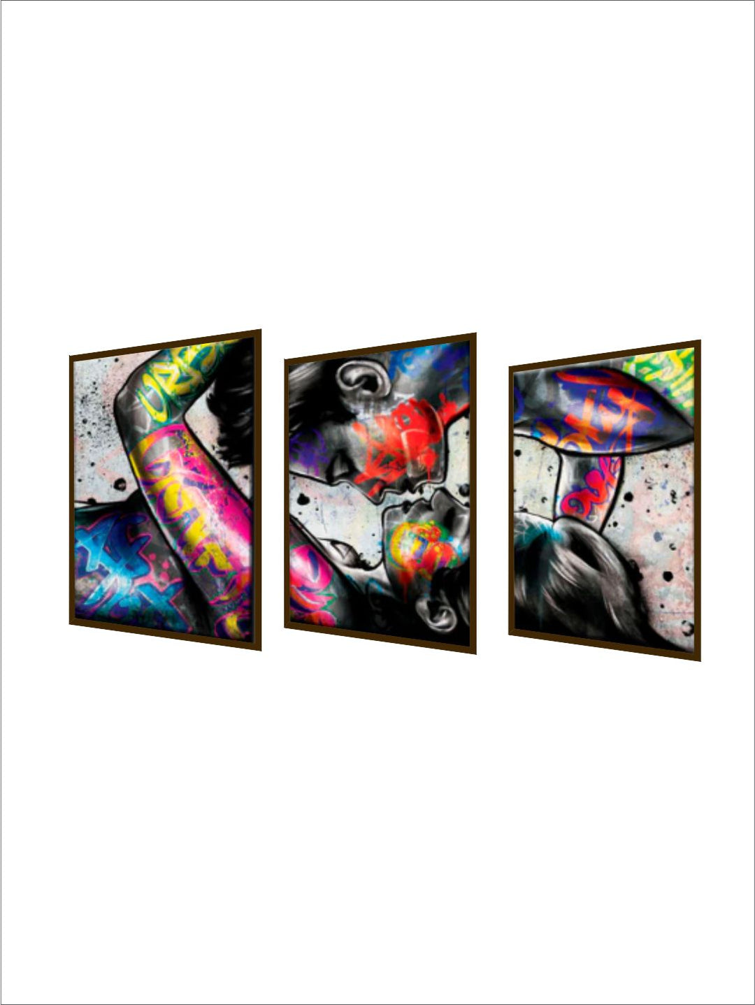"  Grey & Pink Abstract Painting Wall Art''