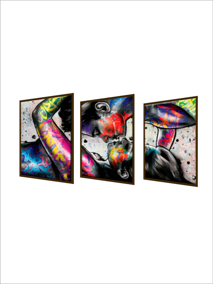 "  Grey & Pink Abstract Painting Wall Art''