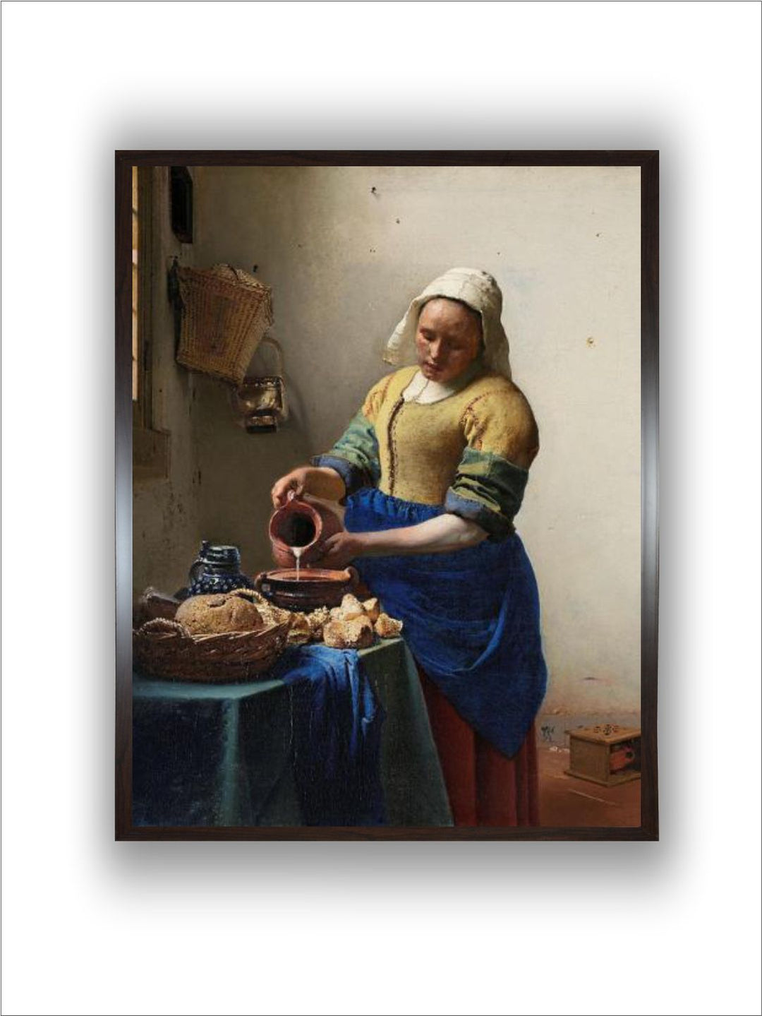 The Milkmaid by Johannes Vermeer