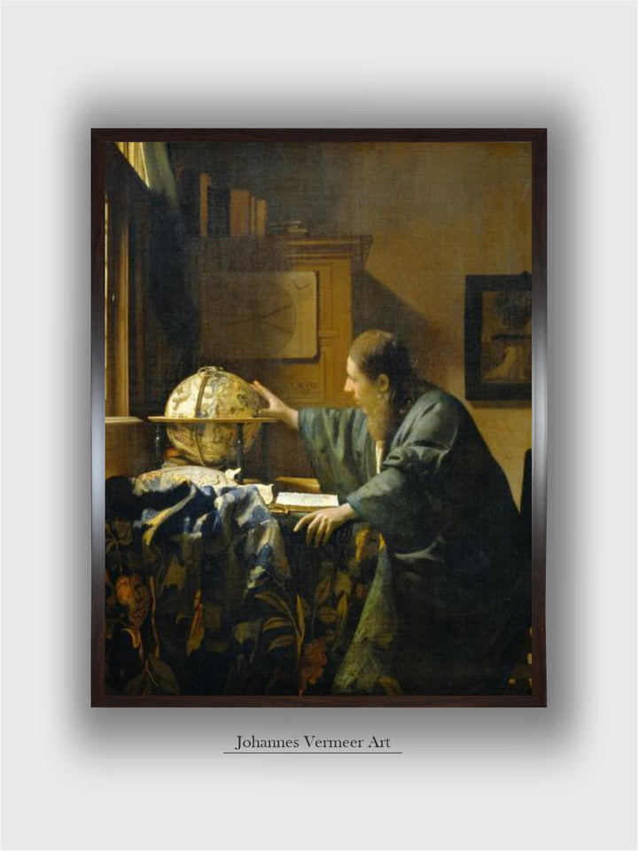 The Astronomer by Johannes Vermeer