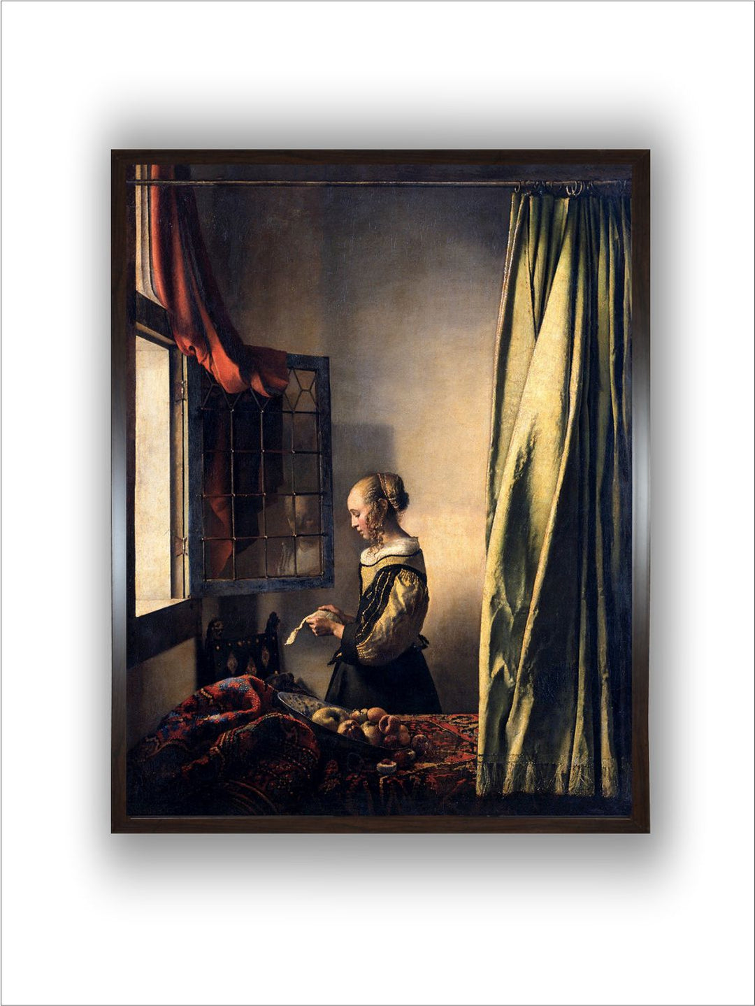 Girl Reading a Letter by Johannes Vermeer