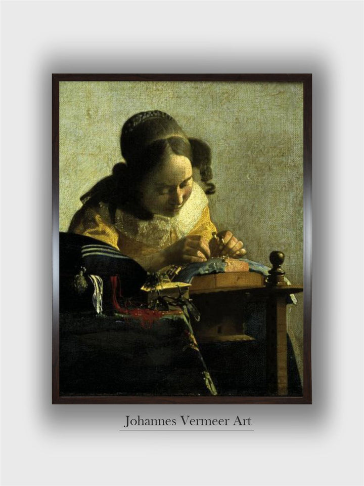 The Lacemaker by Johannes Vermeer