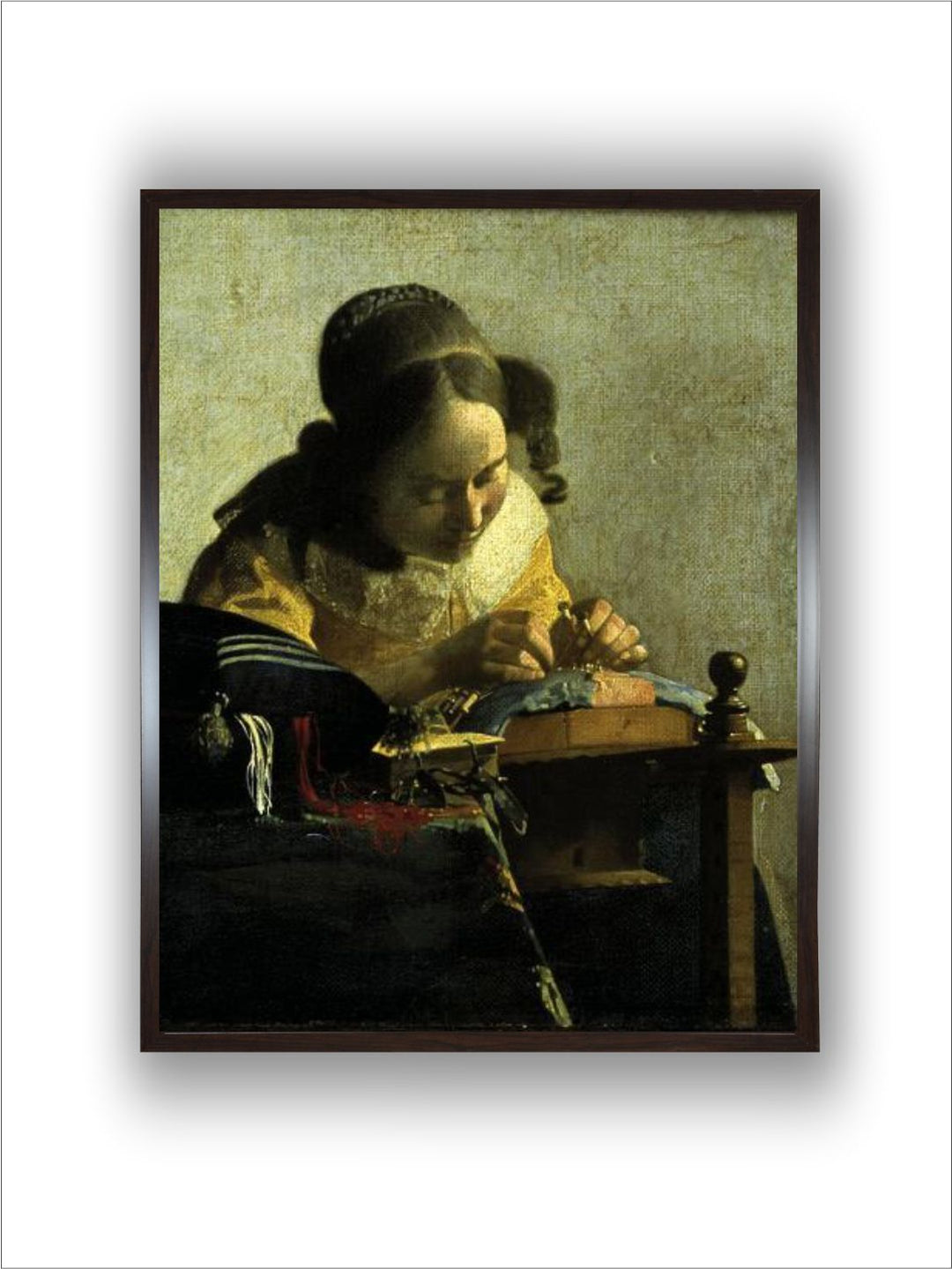 The Lacemaker by Johannes Vermeer