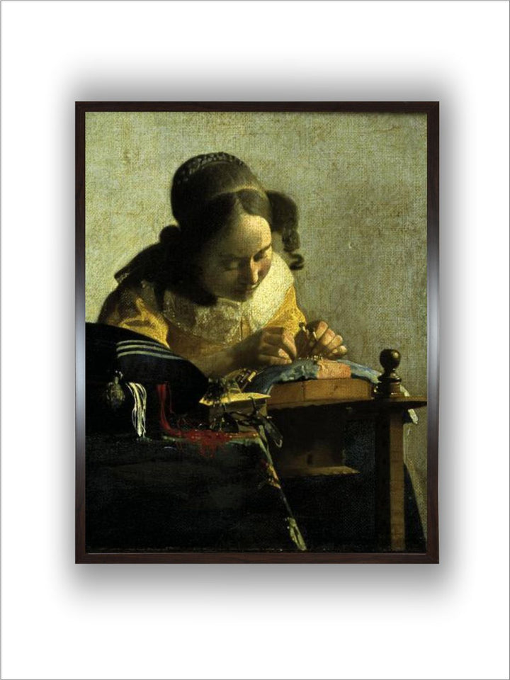 The Lacemaker by Johannes Vermeer