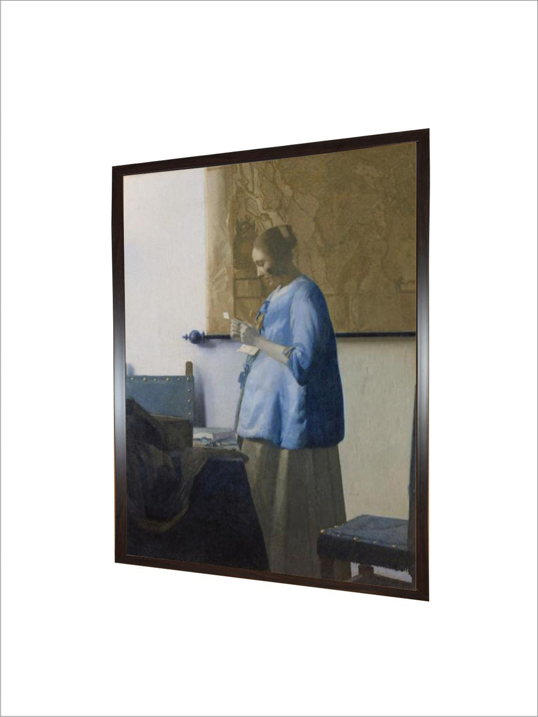 Woman Reading a Letter, C.1662-63 by Johannes Vermeer