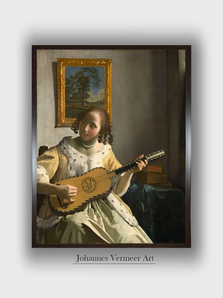 The Guitar Player by Johannes Vermeer