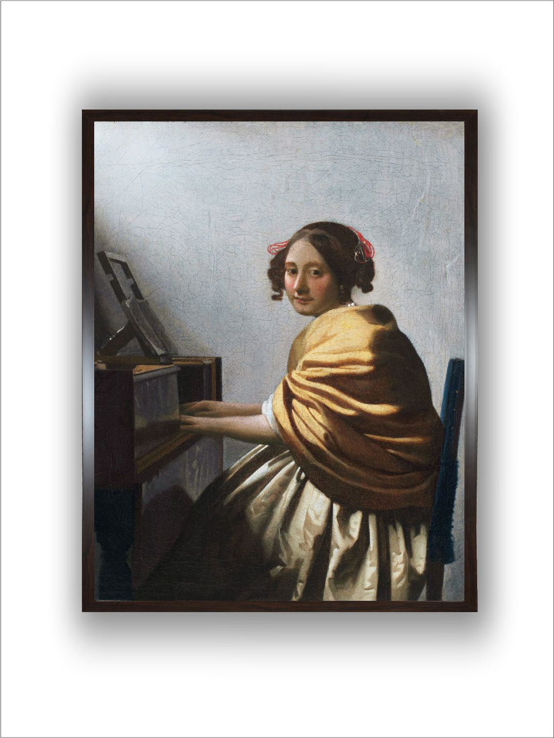 Young Woman at a Virginal by Johannes Vermeer