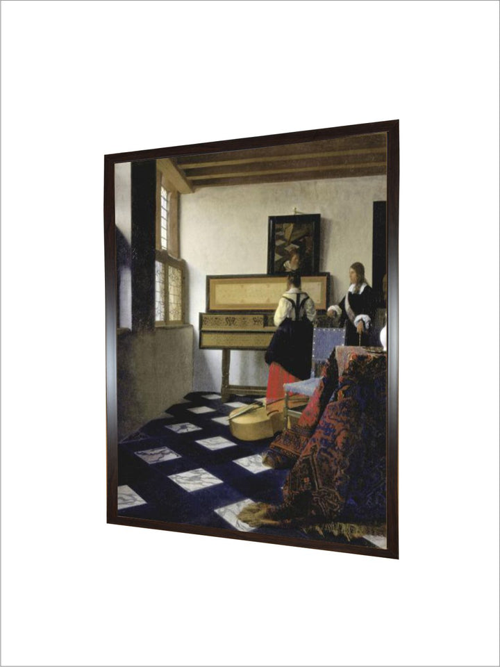 A Lady at the Virginal with a Gentleman (The Music Lesso), Ca 1662 by Johannes Vermeer