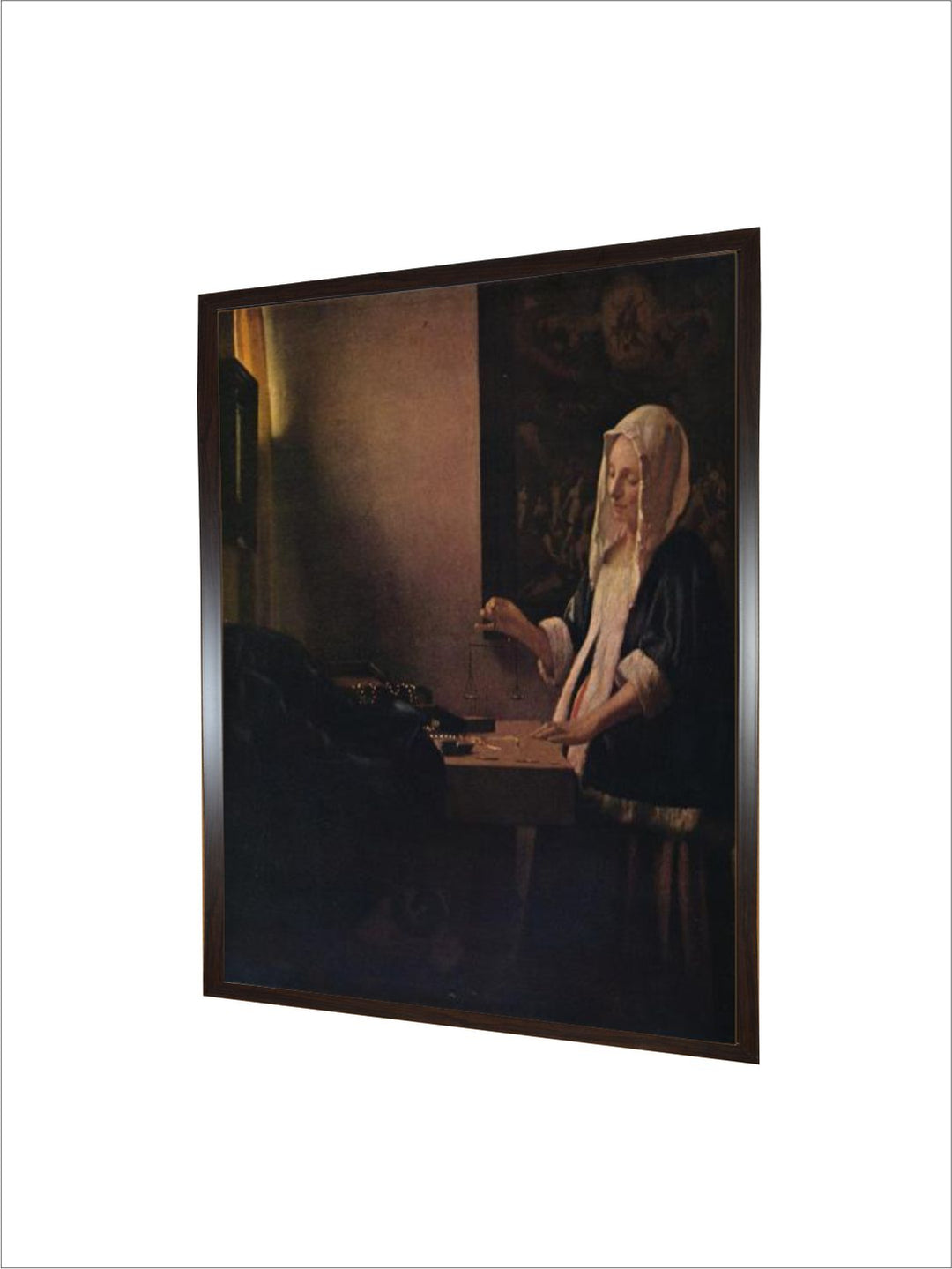 Woman Holding a Balance', c1664 by Johannes Vermeer