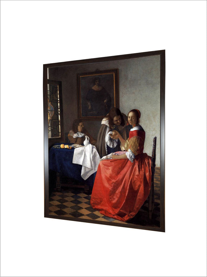 The Girl with the Wineglass by Johannes Vermeer