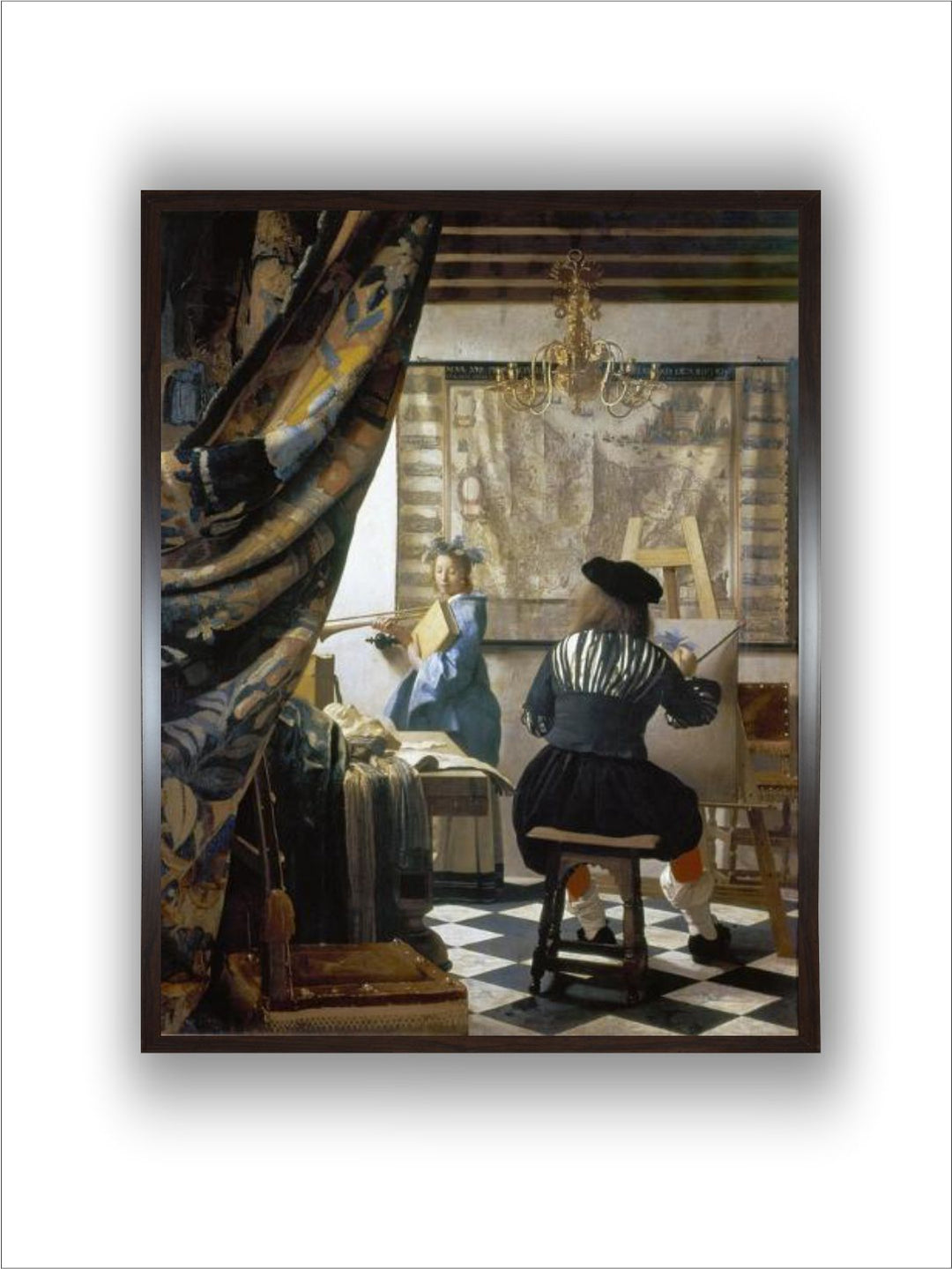 The Art of Painting (The Artist's Studio), C. 1666-68 by Johannes Vermeer