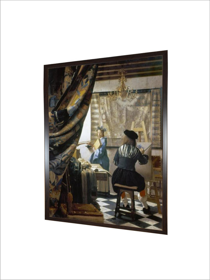 The Art of Painting (The Artist's Studio), C. 1666-68 by Johannes Vermeer