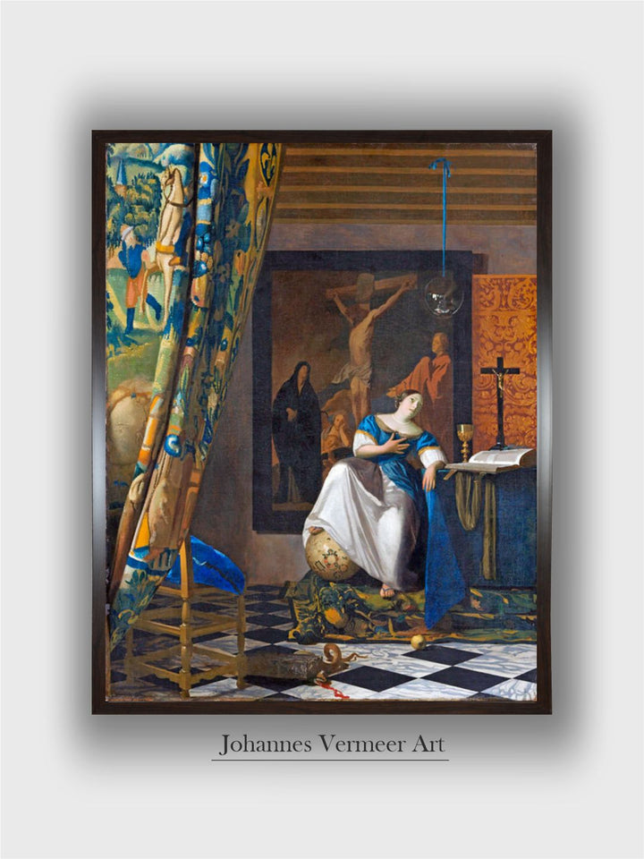 The Allegory of the Faith by Johannes Vermeer