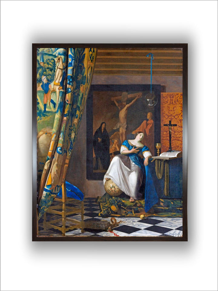 The Allegory of the Faith by Johannes Vermeer