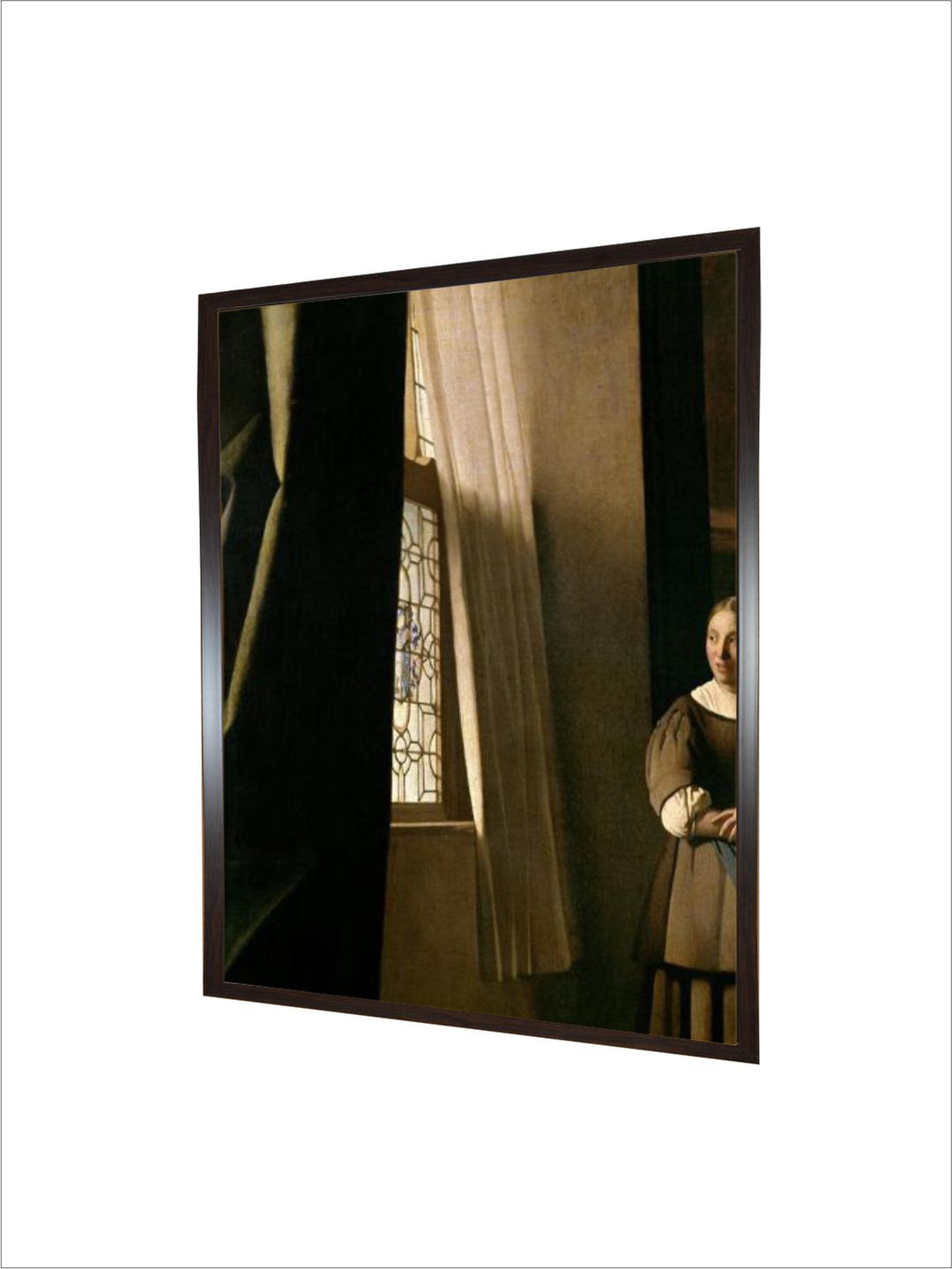 Lady Writing a Letter with Her Maid, c.1670 by Johannes Vermeer