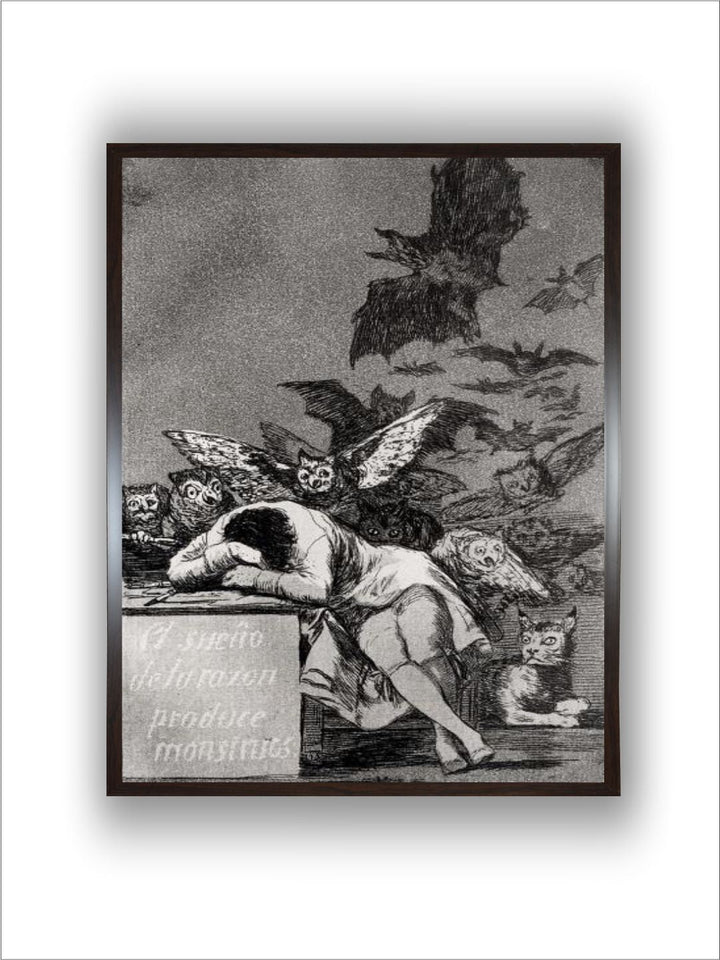 The Sleep of Reason Produces Monsters, from "Los Caprichos by Francisco de Goya