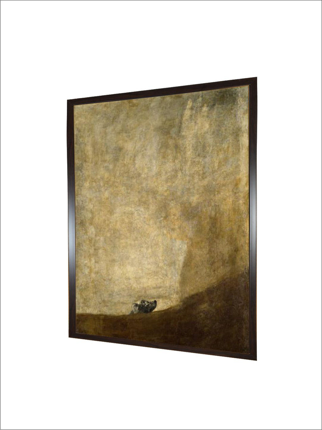 The dog, 1820-23 by Francisco de Goya