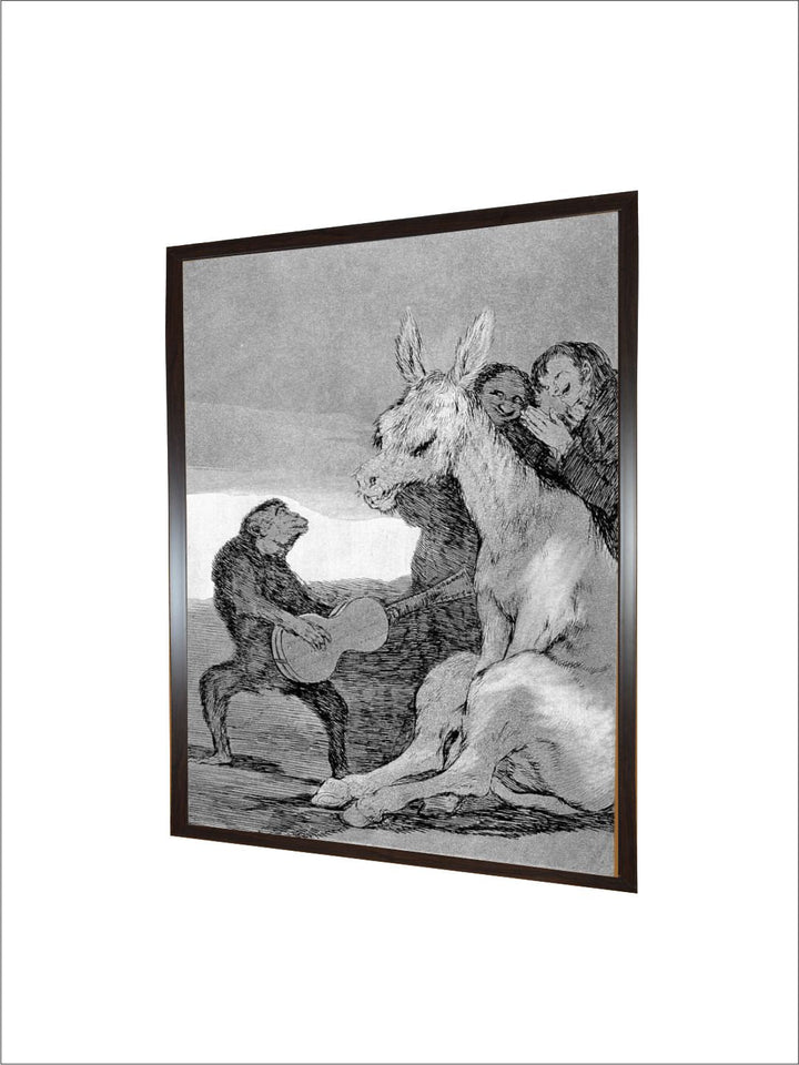 Bravo! a Caricature of Musical Evenings, 1799 by Francisco de Goya