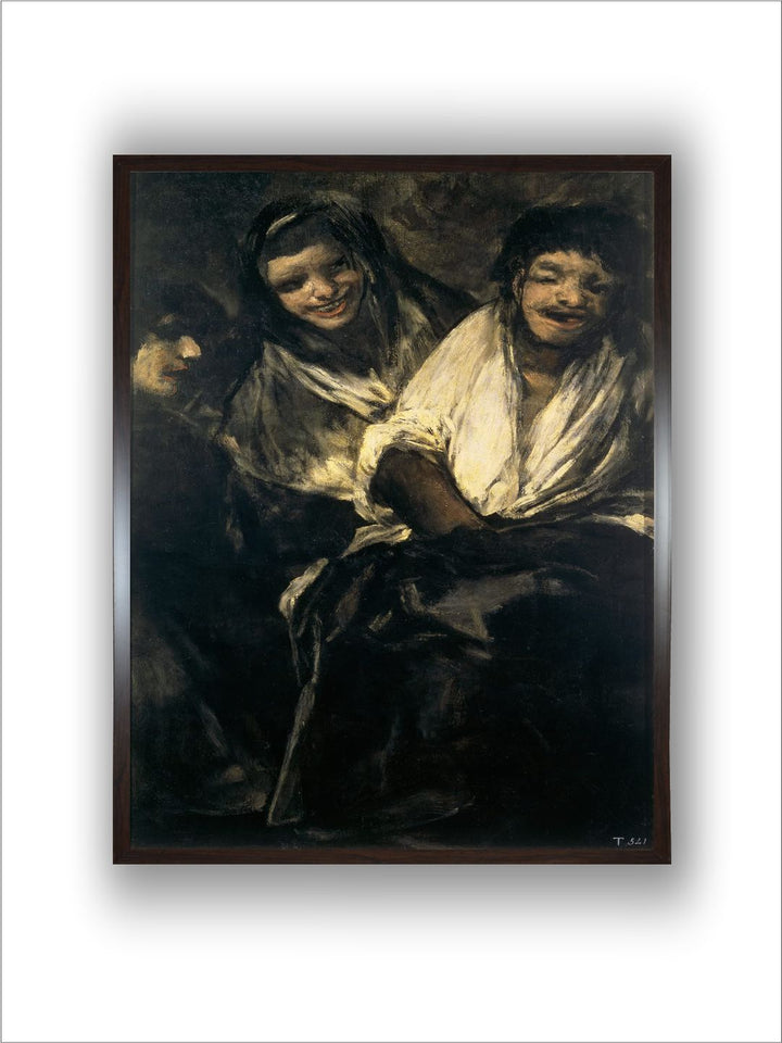 Man Mocked by Two Women (Women Laughing or the Ministratio) by Francisco de Goya