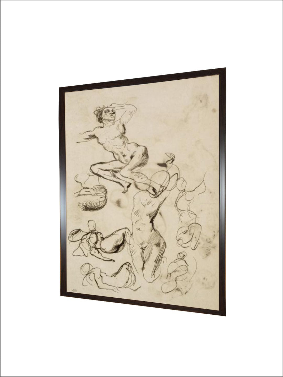 Feuille d'?des de nus by Francisco de Goya