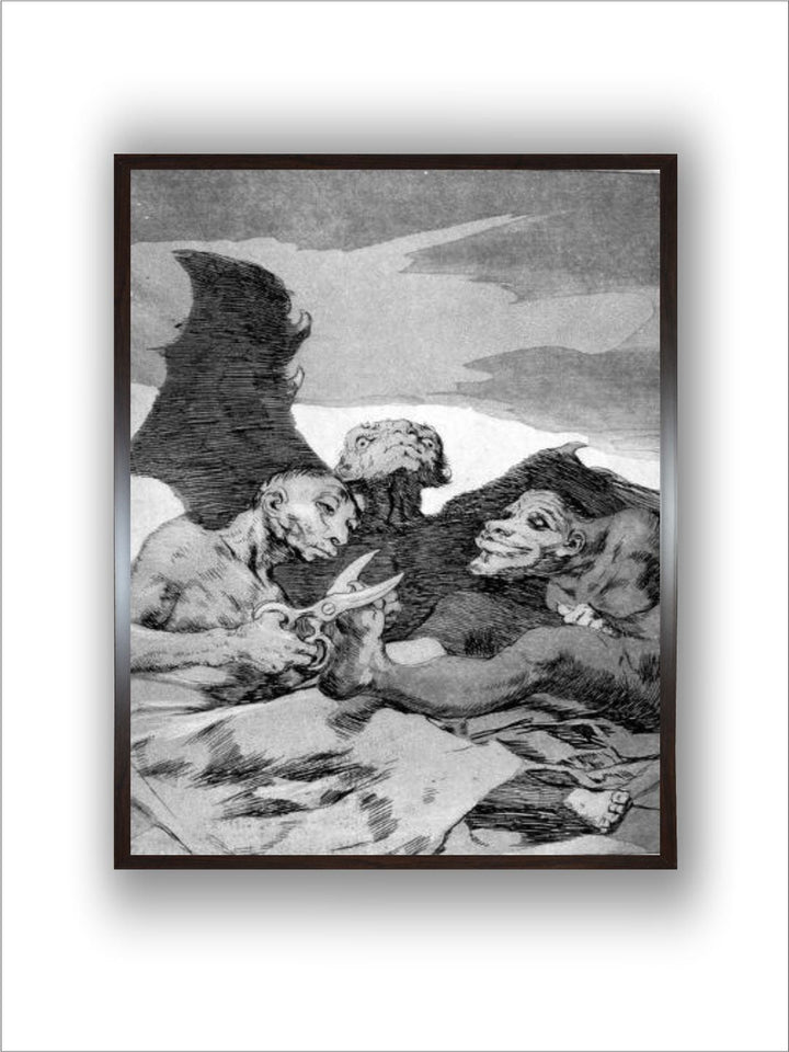 They Spruce Themselves Up, 1799 by Francisco de Goya