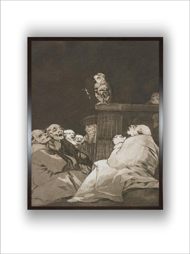 Plate from Los Caprichos, 1797-1798 by Francisco de Goya